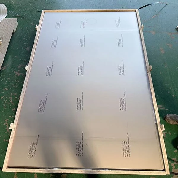 Plaque de titane Gr4