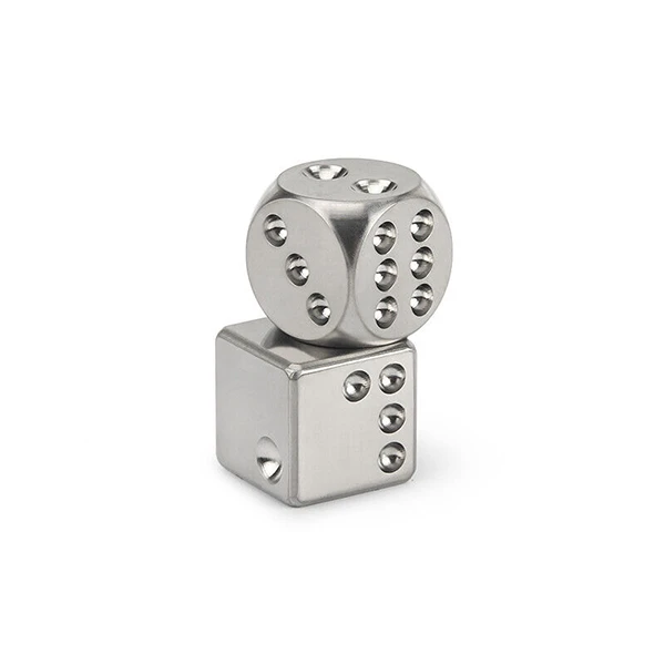 Titanium Alloy Dice Toy2