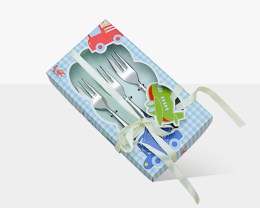 Ensemble de fourchettes à gâteau en acier inoxydable