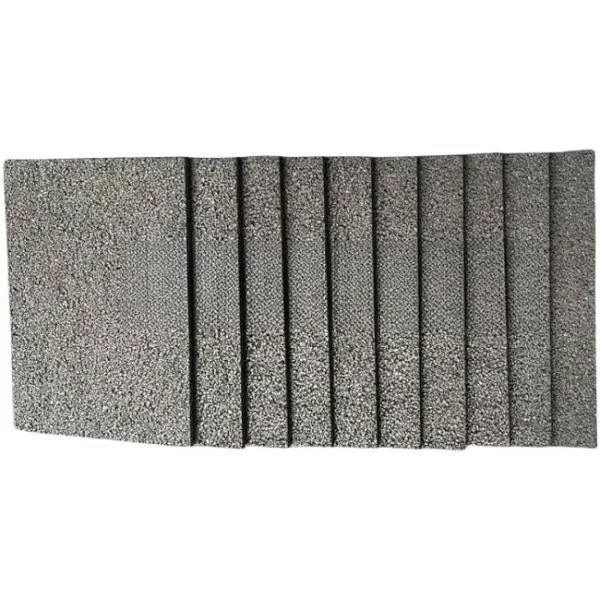 Pose de filtre poreuse fritté en poudre de titane
